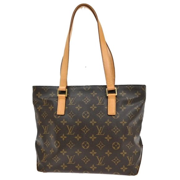 LOUIS VUITTON Cabas Piano Shoulder Bag Monogram Leather Brown - Picture 1 of 15